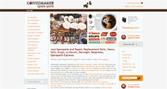 Desktop Screenshot of coffeemaker-spareparts.com
